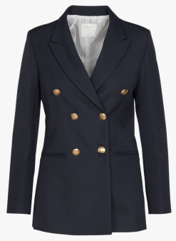 Sandro SIENNE - Jasje Met Reverskraag En Knoopsluiting | Blauw