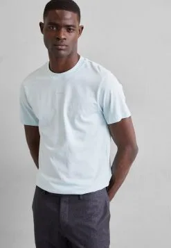 Sandro Tee - T-Shirt Basic - Bleu Menthe