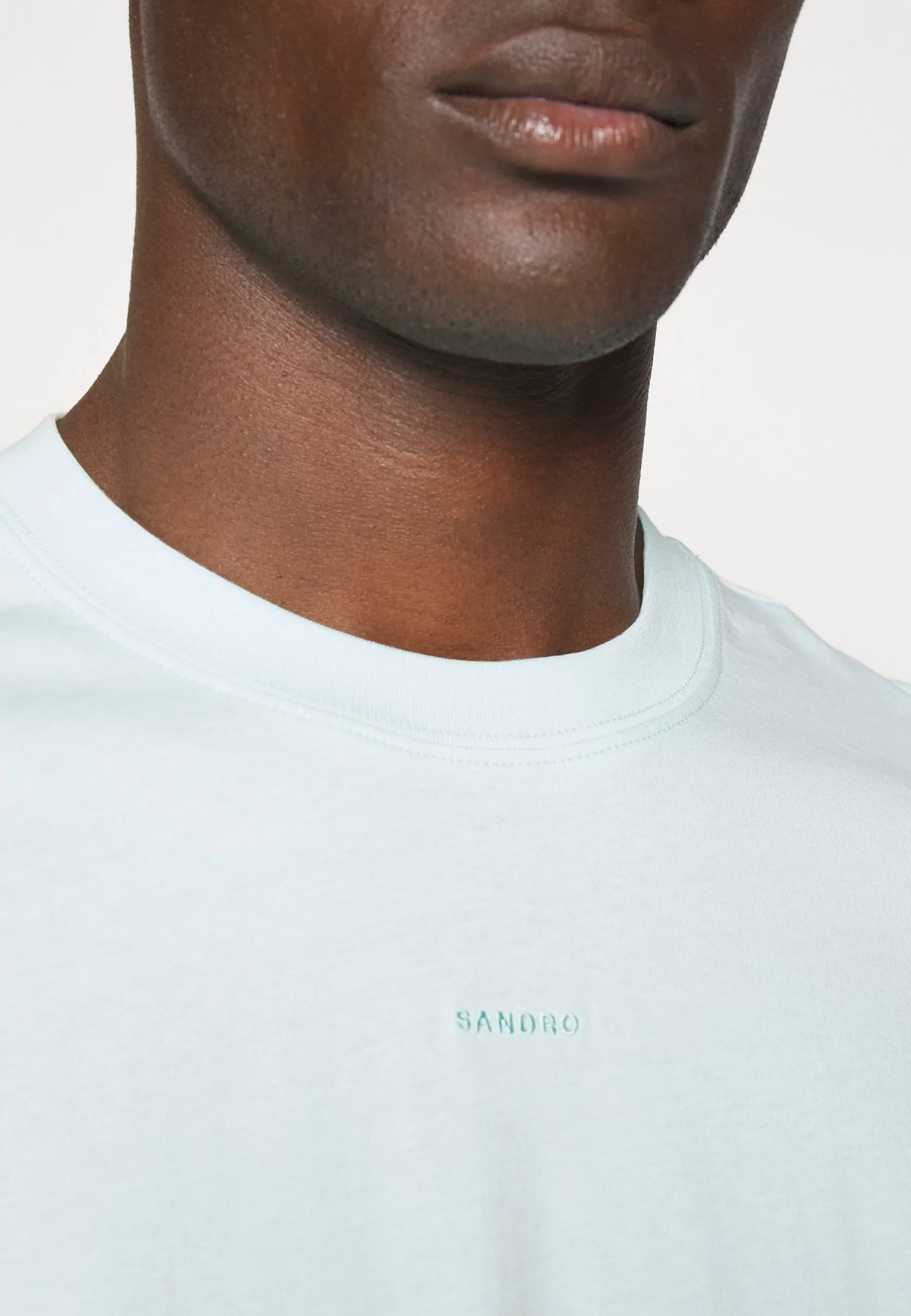 Sandro Tee - T-Shirt Basic - Bleu Menthe - Afbeelding 7