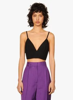 Sandro CANNES - Croptop | Zwart