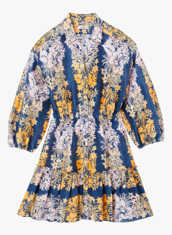 Sandro GLYNIS - Korte Jurk Met Bloemenprint | Veelkleurig