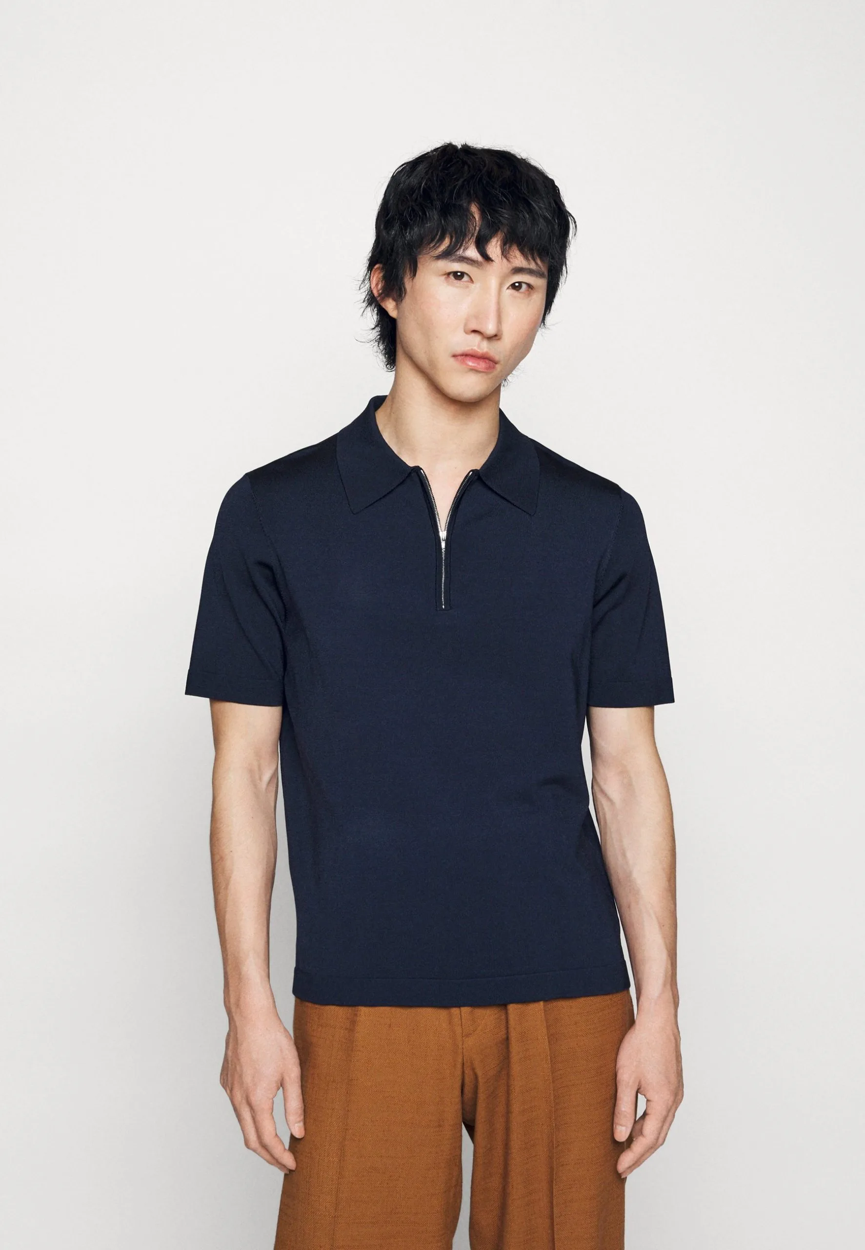 Sandro Pablo Zip - Poloshirt - Marine - Afbeelding 3