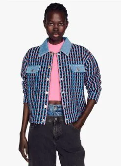 Sandro GIGINA - Recht, Gebreid Jasje | Veelkleurig