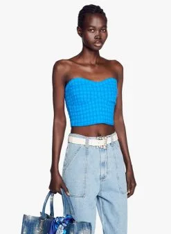 Sandro VARENNE - Korte Behatop Van Tweed | Blauw