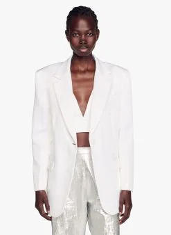 Sandro ALICIA - Rechte Blazer | Wit