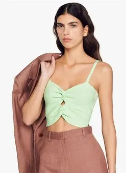 Sandro PALMIER - Korte Top Van Tricot | Groen