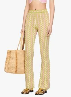 Sandro GUERIN - Wijde Tricotbroek Met Print | Veelkleurig