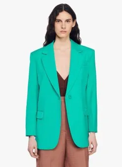 Sandro HARPER - Jasje Met Reverskraag | Groen