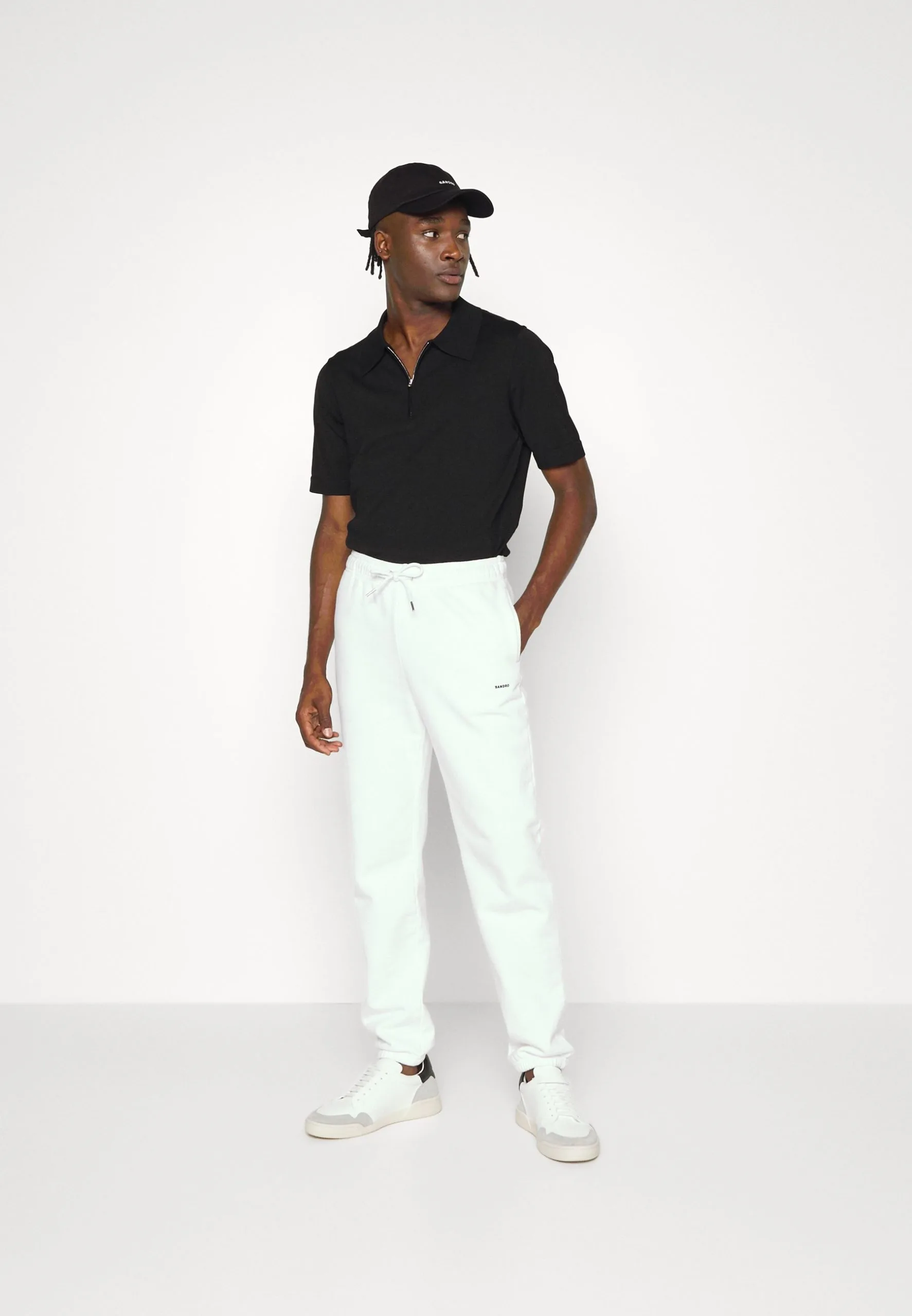 Sandro Pablo Zip - Poloshirt - Noir - Afbeelding 2