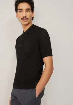 Sandro Pocket - Poloshirt - Noir