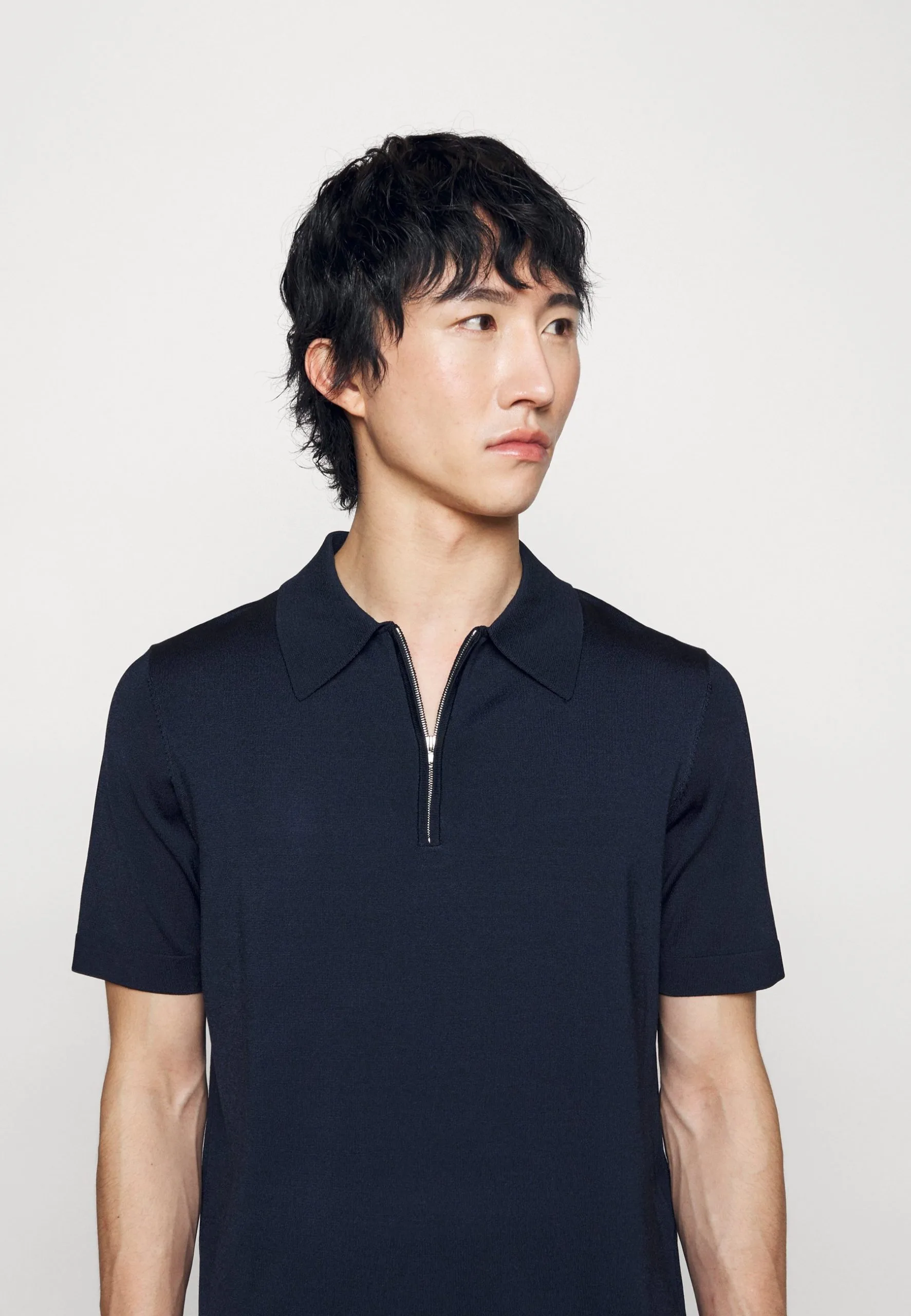 Sandro Pablo Zip - Poloshirt - Marine - Afbeelding 7