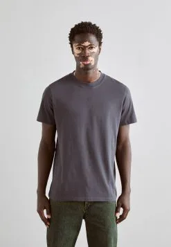 Sandro Tee Garment Dry - T-Shirt Basic - Anthracite